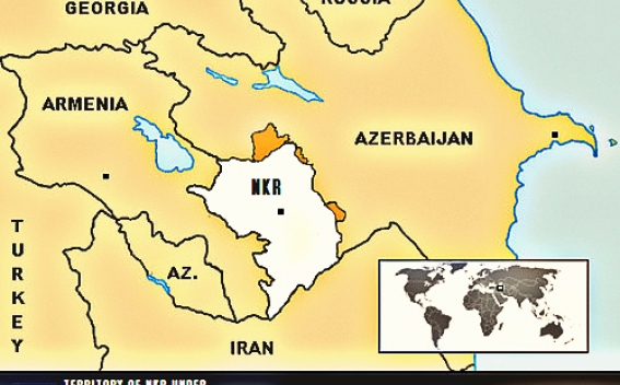 Armenia-Azerbaijan war: line of contact