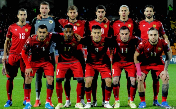 Armenia's National Football Team Starts 2022 in 92nd Place