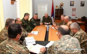 Bako Sahakyan Visited Republic's Southern Borderline