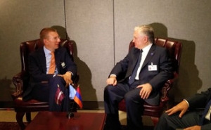 Налбандян и глава МИД Латвии обсудили процесс переговоров между Арменией и Евросоюзом

