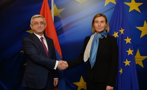 Sargsyan and Mogherini Discussed a Wide Range of Issues for further development the Armenia-EU Relations