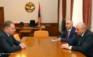 President of Artsakh Received the Head of the RA State Social Security Service