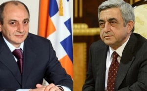  Bako Sahakyan Congratulated Serzh Sargsyan on the Occasion of Being Elected as the RA Prime Minister 