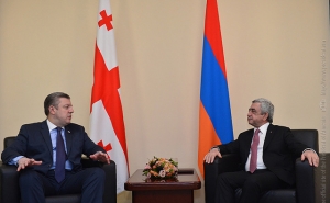  Georgia Prime Minister Congratulates Serzh Sargsyan 