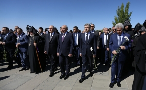  Armenia, Artsakh Top officials Visit Genocide Memorial in Yerevan
 