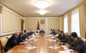 President of Artsakh Holds Working Consultation with Chairmen of Parliamentary Standing Committees and Heads of Factions