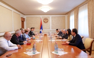  Artsakh Republic President Met with Baroness Caroline Cox 