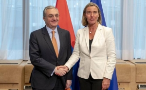 Зограб Мнацаканян и Федерика Могерини в Брюсселе обсудили карабахский конфликт