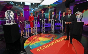 Johnson Replaced by Ice Sculpture in TV Debate