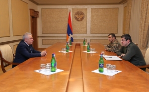  Президент Арцаха принял новоназначенного министра обороны Армении 