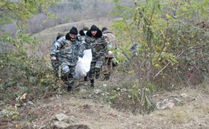  Спасатели в Гадрутском районе ведут работы по поиску тел погибших военнослужащих 
