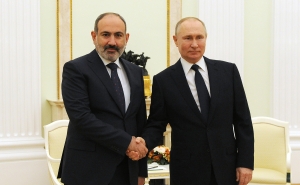  Пашинян и Путин обсудили ряд вопросов армяно-российских стратегических отношений 