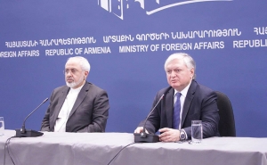 Էդվարդ Նալբանդյանի համատեղ մամլո ասուլիսը Իրանի ԱԳ նախարարի հետ 