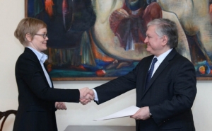 Ambassador of Sweden Presented the Copies of her Credentials to the Foreign Minister of Armenia