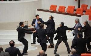 Five MPs Injured in Turkish Parliament