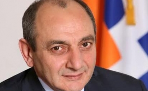 Bako Sahakyan Congratulats Women's Day