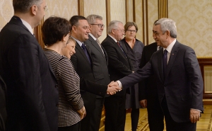 Նախագահն ընդունել է &laquo;Եվրանեսթ&raquo; խորհրդարանական վեհաժողովի բյուրոյի անդամներին