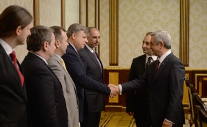 Ս․ Սարգսյանն ընդունել է եվրոպացի պատգամավորներին