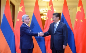 Հայ-չինական բարեկամական համագործակցության, հարաբերությունների հետագա զարգացման և խորացման վերաբերյալ համատեղ հռչակագիր է ընդունվել