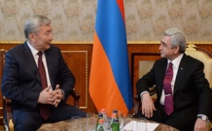 Նախագահն ընդունել է Հայաստանում Ղազախստանի դեսպանին