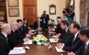 ՀՀ ԱԺ նախագահի պատվիրակությանն ընդունել է Կիպրոսի Նախագահը