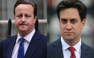 Cameron and Miliband Cast Their Votes