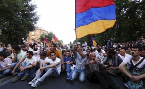 The Geography of Protests of the Armenians Expands