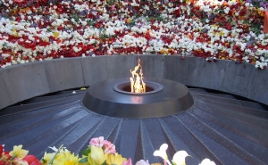 The Delegation of Pan-Armenian Games Visited Armenian Genocide Memorial Complex