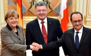 Leaders of Germany, France and Ukraine Meet to Discuss Donbass