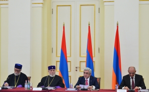 Президент Армении встретился с руководителями организаций Диаспоры