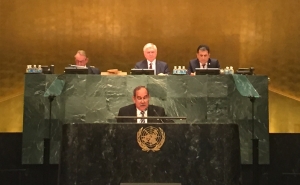 Nalbandian Chaired the United Nations General Assembly