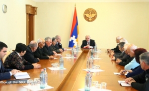 Президент Республики Арцах провел встречу с представителями Коммунистической партии НКР