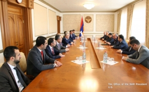 Artsakh President Received Heads of Armenian Banks
