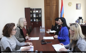 Արփինե Հովհաննիսյանը հանդիպել է ԱՄՆ ՄԶԳ հայաստանյան առաքելության տնօրեն Դեբորա Գրիզերի հետ