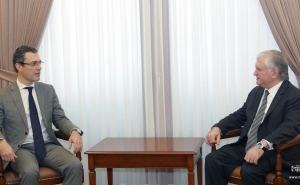 Արտգործնախարար Էդվարդ Նալբանդյանն ընդունեց «Հայաստանի եվրոպացի բարեկամներ» կազմակերպության նախագահին (տեսանյութ)