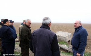 Президент Арцаха посетил ряд воинских частей в южной части республики
