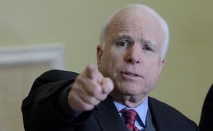 McCain Blasts Trump for Congratulating Putin on ''Sham''Election Win
