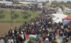 Более 10 тыс. палестинцев вышли на акцию протеста из-за открытия посольства США в Иерусалиме