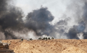 Israeli Attacked Hamas Military Compounds