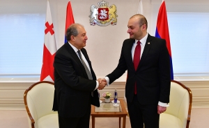 Հայաստանի նախագահն ու Վրաստանի վարչապետը մտքեր են փոխանակել հայ- վրացական հարաբերությունների ներկա օրակարգի շուրջ