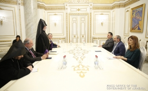 Նիկոլ Փաշինյանն ընդունել է Ն.Ս.Օ.Տ.Տ. Արամ Ա Մեծի Տանն Կիլիկիո Կաթողիկոսի անունից Հայաստան ժամանած պատվիրակության ներկայացուցիչներին 