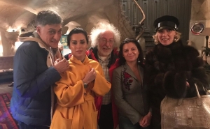 Тигран Кеосаян, Тина Канделаки и Маргарита Симоньян на дне рождения Марии Захаровой