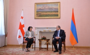 "Armen Sarkissian Was the Only President'': Zurabishvili about Armenia's President