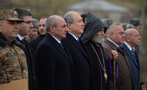 Opening the Memorial Dedicated to the Perished Freedom Fighters in the Village of Maghavouz