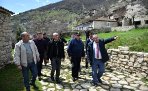 Presidents of the Two Armenian States Visited the Village of Togh in the Hadrout Region 