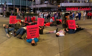A Group of Armenians Staged a 'Die-In' Demonstration to Raise Awareness of the Armenian Genocide