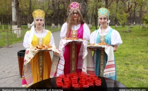Ազգային ժողովի այգում հիմնվել է հայ-ռուսական բարեկամության ծառուղի