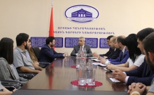 Artsakh Foreign Minister Received the Delegation of Haigazian University, Lebanon