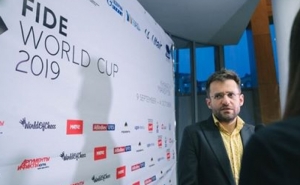 World Cup: Levon Aronyan Starts 1/8 Final with Draw
