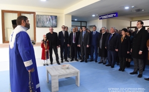 President of Artsakh Attends Opening Ceremony of New Building of Kashatagh Regional Medical Center